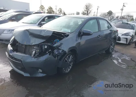 2016 Toyota Corolla Le Premium z USA, uszkodzony, nr VIN 5YFBURHE4GP498950